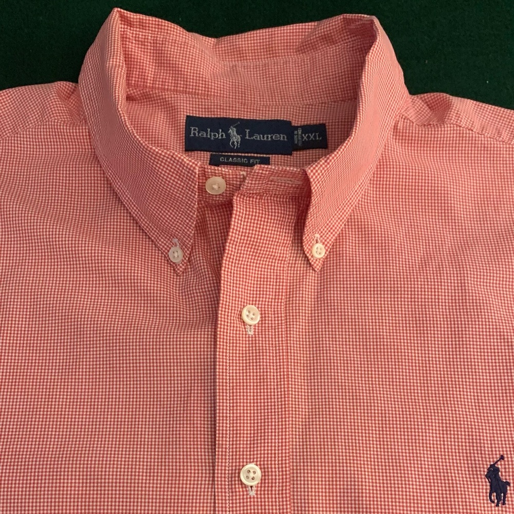 RALPH LAUREN SS Classic Fit Tiny Check Shirt - Picture 7 of 7